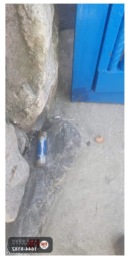 힌지파손 철대문 각파이프 3T 철판 보강 용접